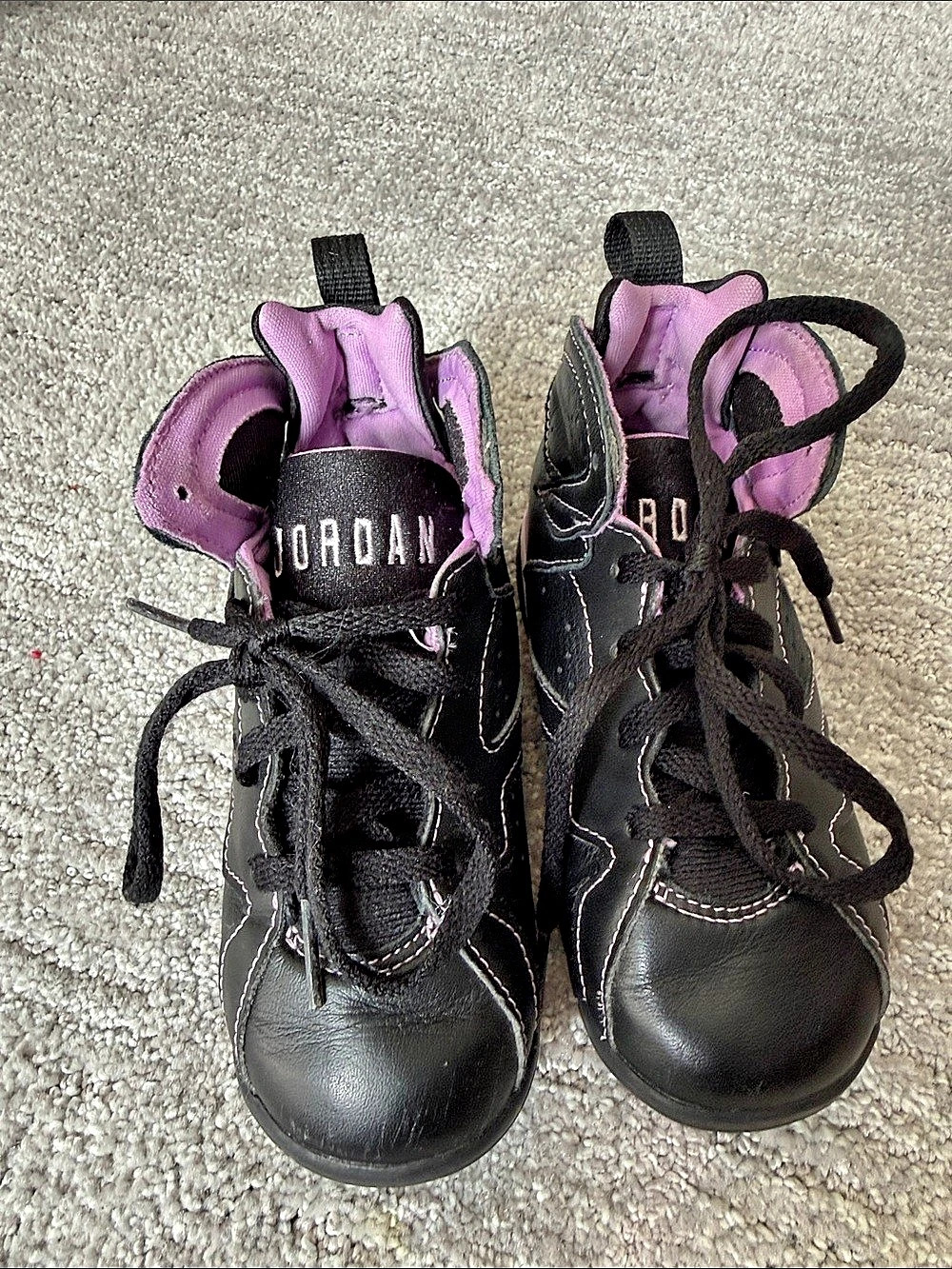 Jordan Air Jordan 6 Retro Kids Black & Pink Sneakers